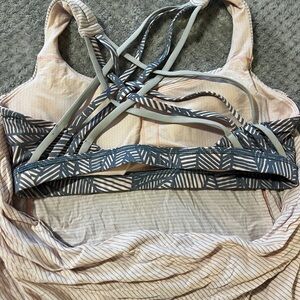 Lulu lemon open back built in bra Top